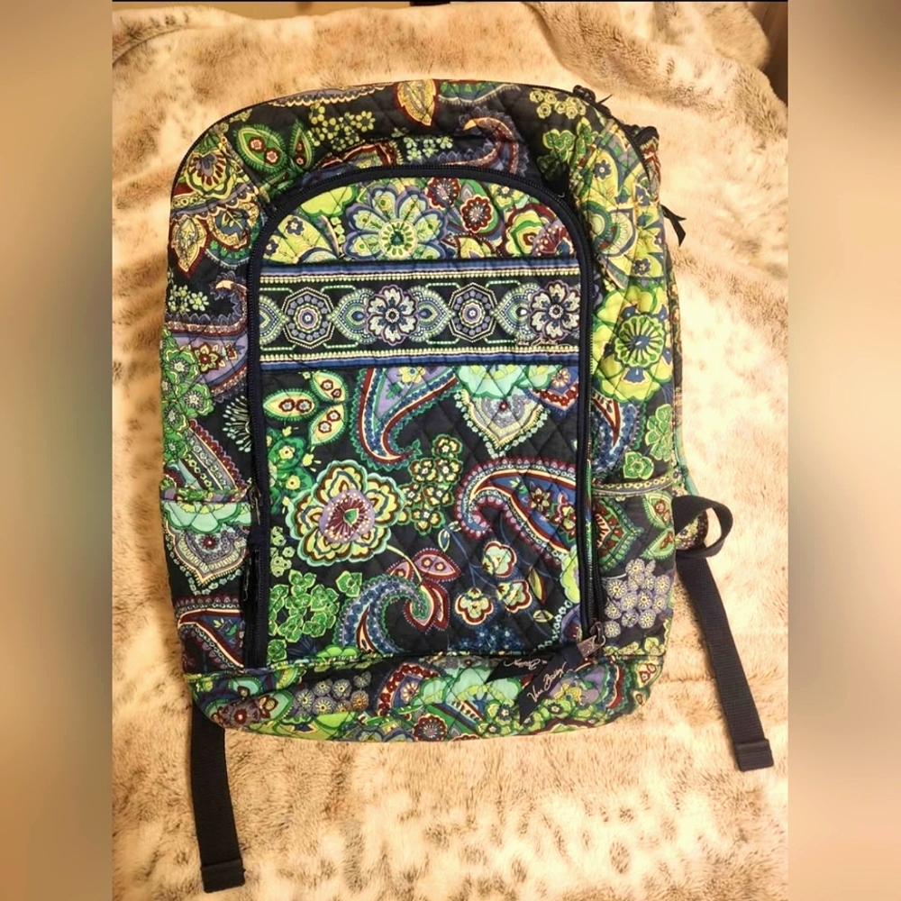 Colorful Vera Bradley Paisley Backpack